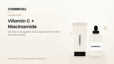 Cosmecell guide: how to use vitamin C and niacinamide together