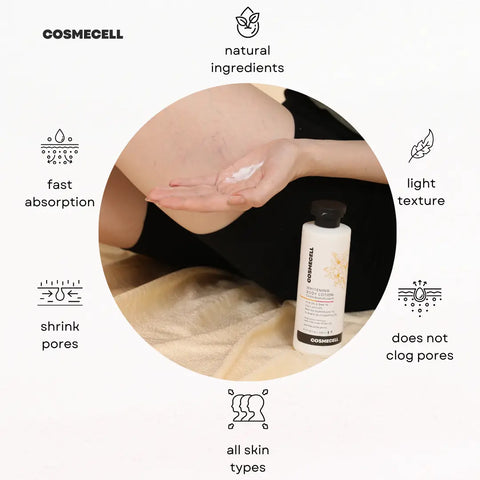 aha bha and glutathione Cosmecell AHA BHA Whitening Body Lotion with Kojic Acid & Glutathione