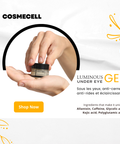 Under eye gel Depuffing, Wrinkle, Brightening, Under eye dark circle - Cosmecell