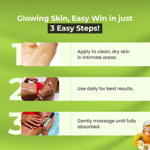 Intimate Depigmentation Serum Underarm body care with Microbiota Photoprotection - Cosmecell
