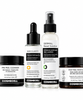 COSMECELL Pigmentation Protocol Kit — Pre-Peel Cleanser, Skin Clarity Peel, Dermal Reset Solution and Post Peel Moisturizer, the complete 4-step professional peel system