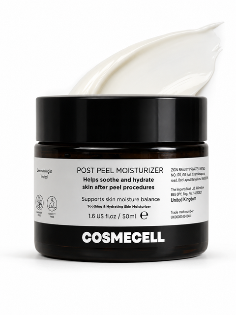 COSMECELL Post Peel Moisturizer — soothing and hydrating moisturizer for post-peel skin recovery
