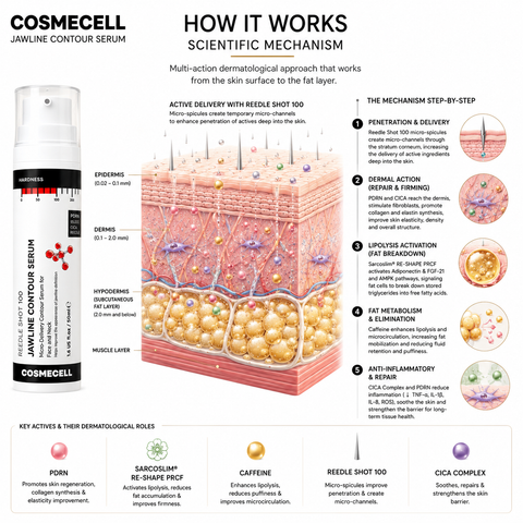 Reedle Shot 100 Jawline Contour Serum Cosmecell Cosmecell