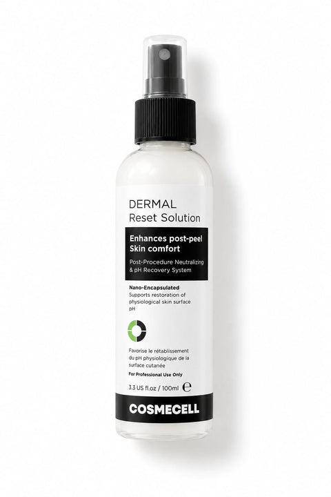 COSMECELL Dermal Reset Solution — nano-encapsulated post-peel neutralizing and pH recovery spray